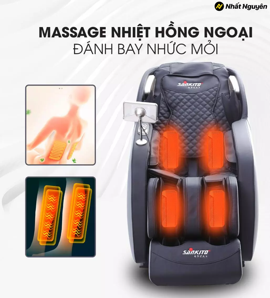 Ghế massage với chức năng đa dạng