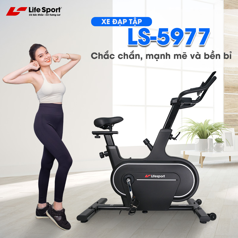 Xe đạp tập Lifesport LS-5977 - Lựa chọn thích hợp cho người mới bắt đầu