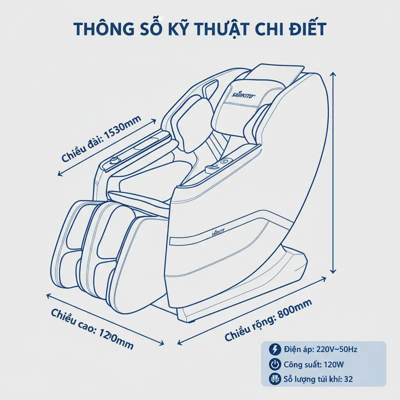 Ghế Massage Tích Hợp Phần Mềm Quản Lý Sankito S-6688: Giải Pháp Thông Minh Cho Sức Khỏe 8 gemini image 76
